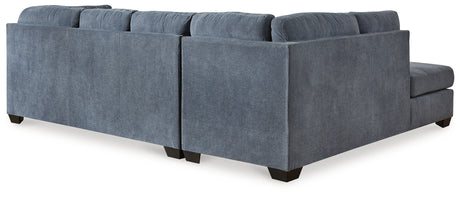 Marleton Denim 2-Piece Sectional with Ottoman from Ashley - Luna Furniture