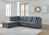 Marleton Denim 2-Piece Sectional with Ottoman from Ashley - Luna Furniture