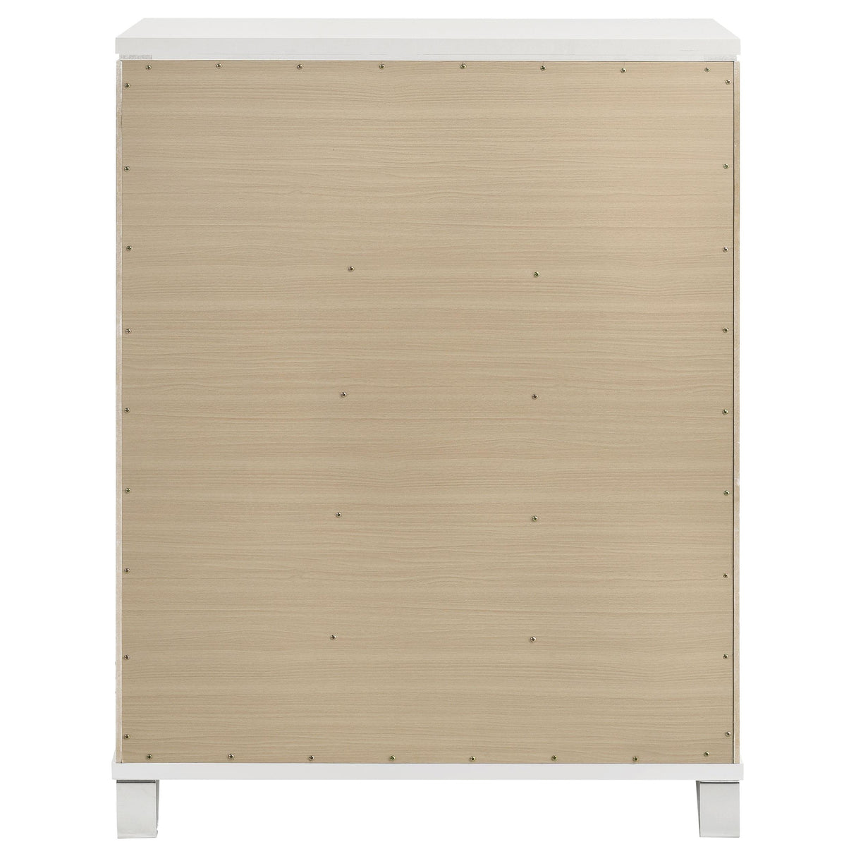 Marmore White 5-Drawer Bedroom Chest from Coaster - Luna Furniture