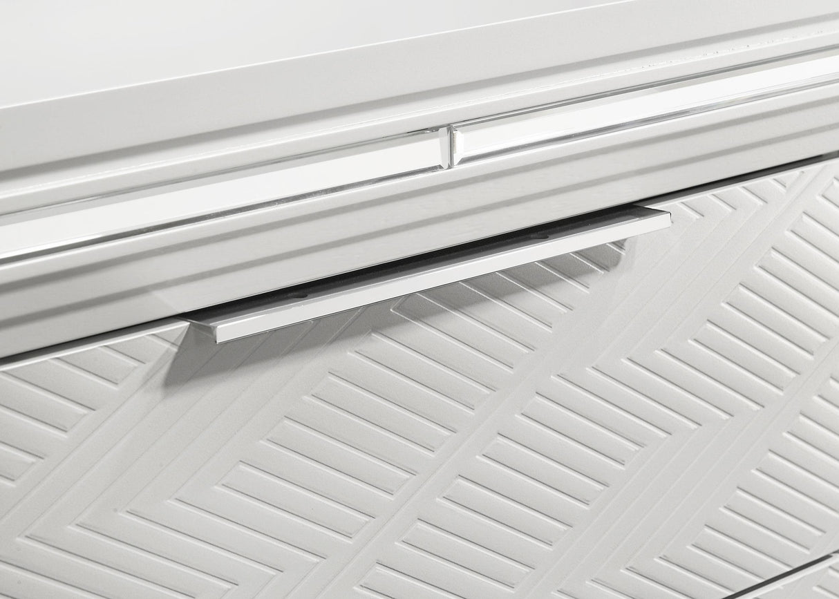 Marmore White 9-Drawer Dresser from Coaster - Luna Furniture