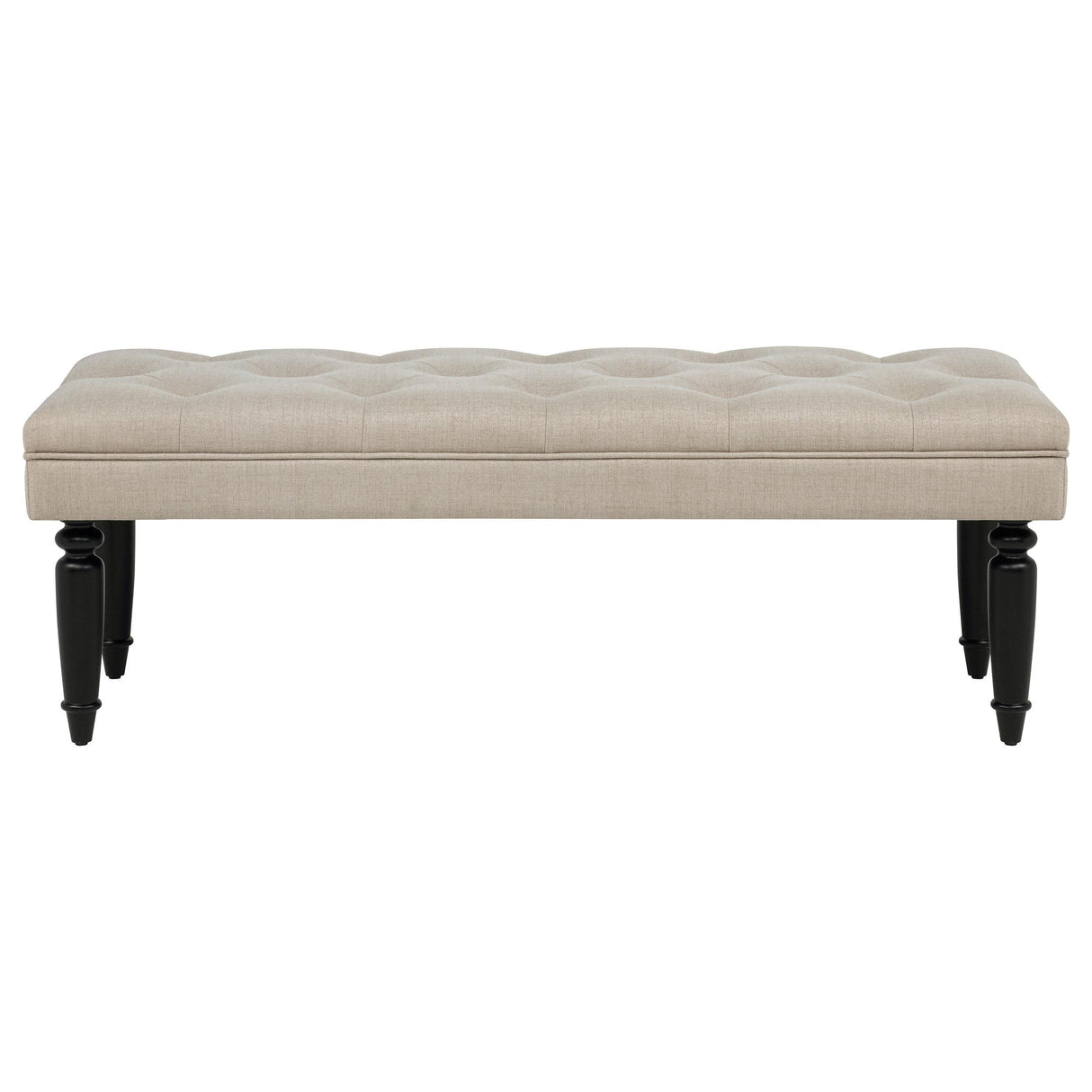 Marsha Latte 52-inch Upholstered Entryway Accent Bench from Coaster - Luna Furniture