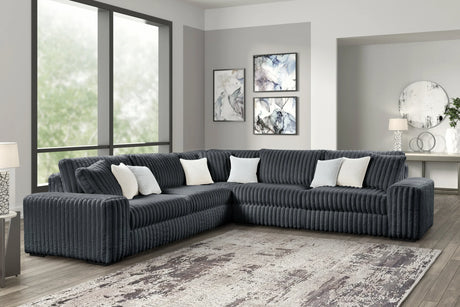 Marshmallow Charcoal Oversized Sectional from Happy Homes - Luna Furniture
