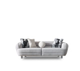 Marsilya Stationary Sofa in Grey from Furnia - Luna Furniture