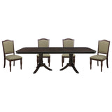 Marston Dark Cherry 5-Piece 96" Extendable Dining Set from Homelegance - Luna Furniture