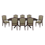 Marston Dark Cherry 9-Piece 96" Extendable Dining Set from Homelegance - Luna Furniture