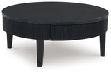 Marstream Black Coffee Table from Ashley Furniture - Luna Furniture