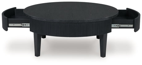 Marstream Black Coffee Table from Ashley - Luna Furniture
