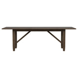 Matisse Brown Rectangular Dining Table with 18" Removable Extension Leaf from Coaster - Luna Furniture