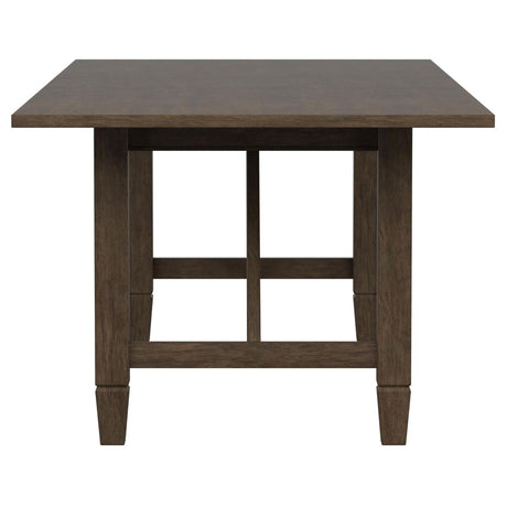 Matisse Brown Rectangular Dining Table with 18" Removable Extension Leaf from Coaster - Luna Furniture