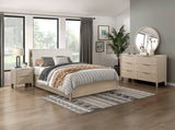 Matteo Light Oak Upholstered Storage Platform Bedroom Set from Homelegance - Luna Furniture