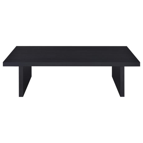 Max Black 2-Piece Rectangular Coffee and End Table Set from Coaster - Luna Furniture