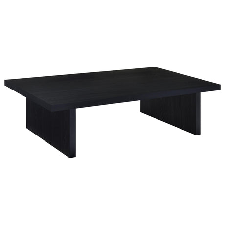 Max Black 3-Piece Rectangular Coffee and End Table Set from Coaster - Luna Furniture