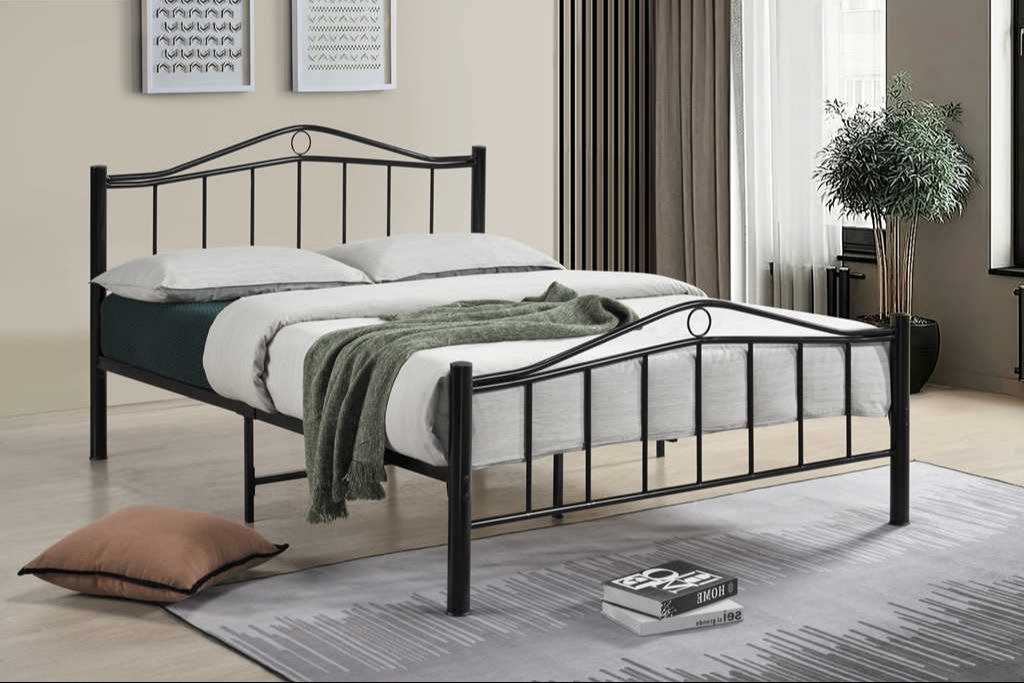 Max Black Metal Full Platform Bed from Happy Homes - Luna Furniture
