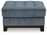 Maxon Place Chair and Ottoman in Navy from Ashley - Luna Furniture
