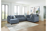 Maxon Place Navy 3-Piece Sectional with Chaise from Ashley - Luna Furniture