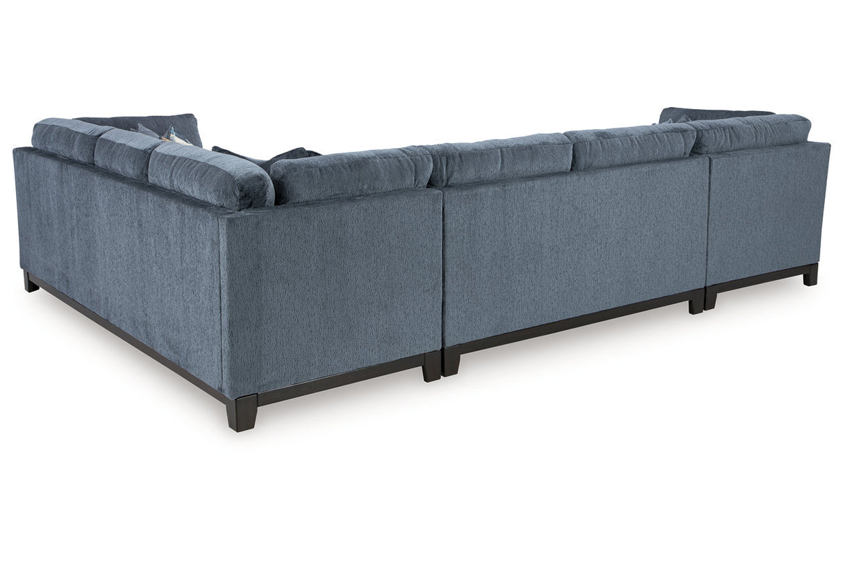Maxon Place Navy 3-Piece Sectional with Chaise from Ashley - Luna Furniture