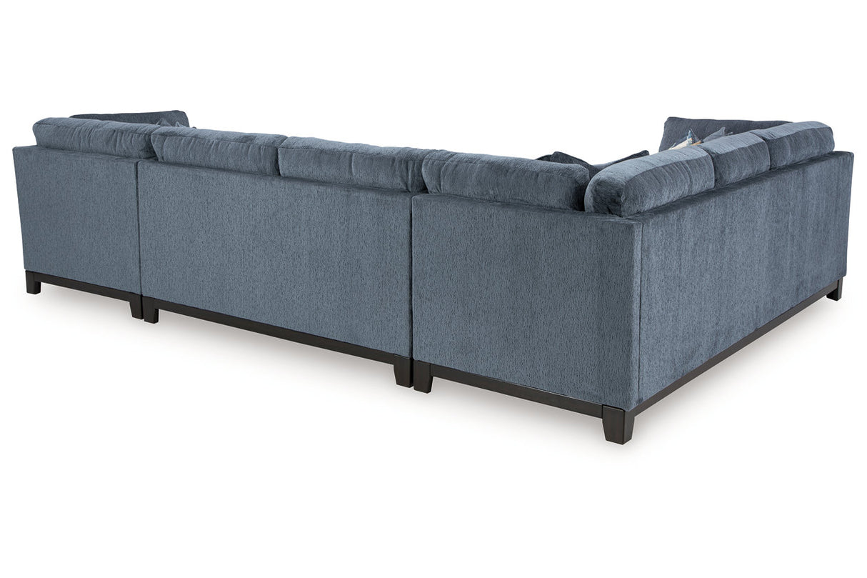 Maxon Place Navy 3-Piece Sectional with Chaise from Ashley - Luna Furniture