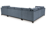 Maxon Place Navy 3-Piece Sectional with Chaise from Ashley - Luna Furniture