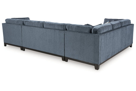 Maxon Place Navy 3-Piece Sectional with Chaise from Ashley - Luna Furniture