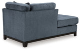 Maxon Place Navy Left-Arm Facing Corner Chaise from Ashley - Luna Furniture