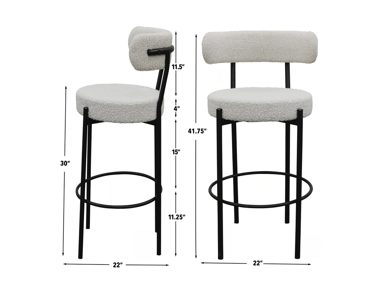 Maya 30″ Bar Stool from Steve Silver - Luna Furniture