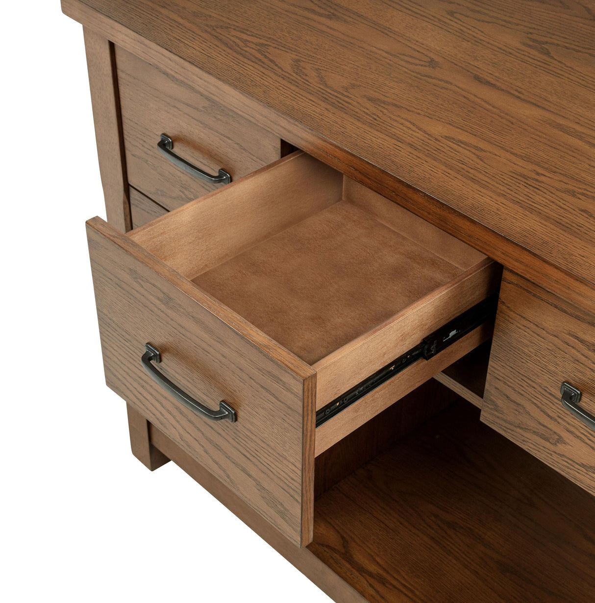 Mayfair Dark Oak 3-Piece Kitchen Island with Extension Table from Coaster - Luna Furniture