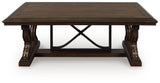Maylee Dark Brown Coffee Table from Ashley - Luna Furniture