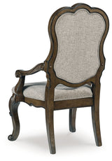 Maylee Dark Brown Dining Table and 4 Chairs from Ashley Furniture - Luna Furniture