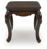 Maylee Dark Brown End Table from Ashley - Luna Furniture