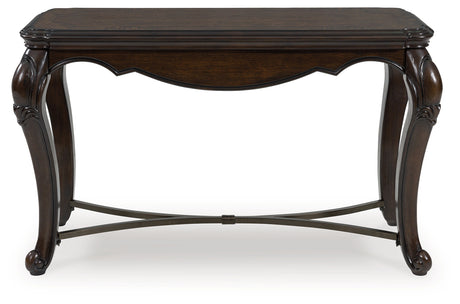 Maylee Dark Brown Sofa Table from Ashley - Luna Furniture