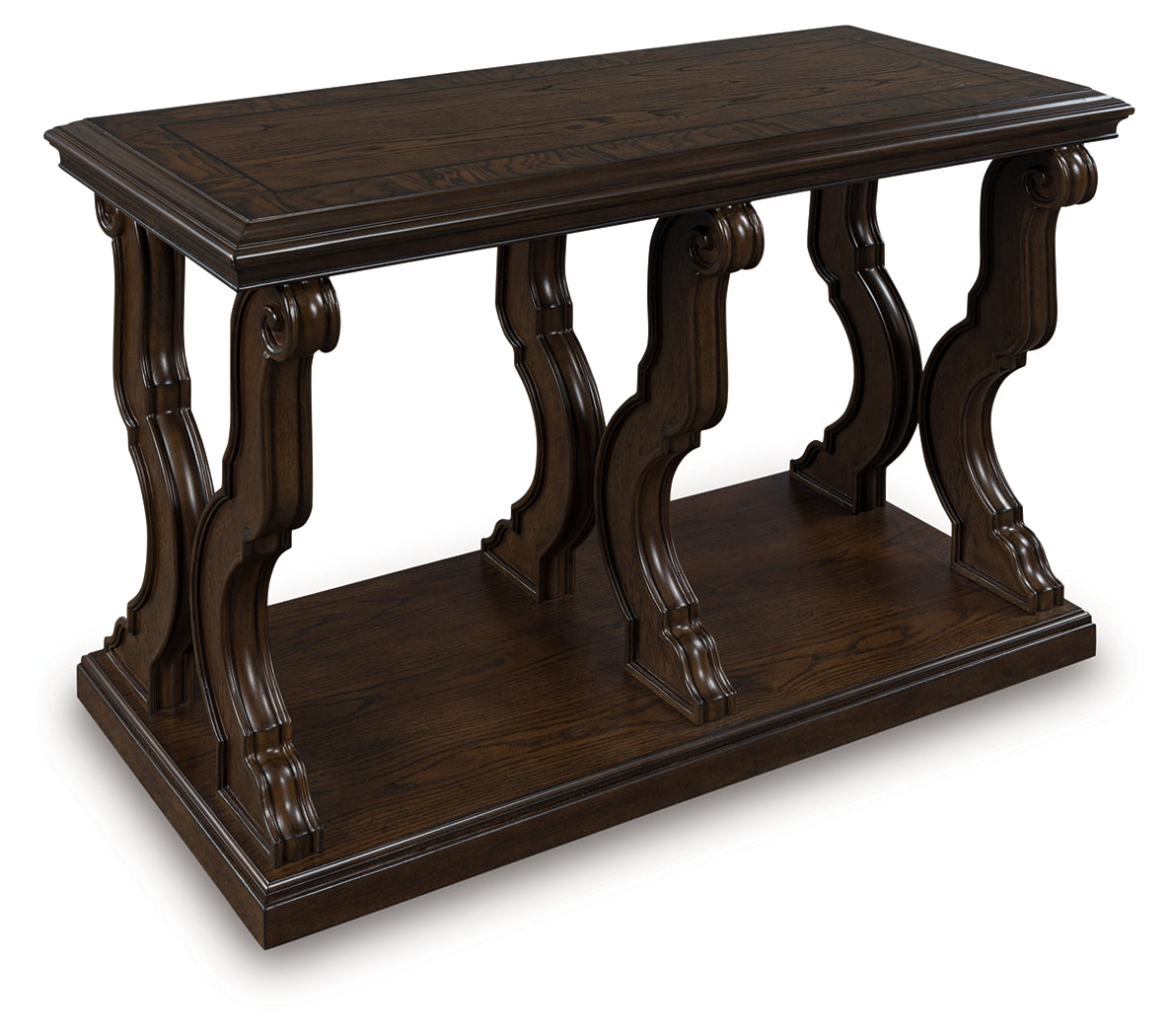 Maylee Dark Brown Sofa Table from Ashley - Luna Furniture