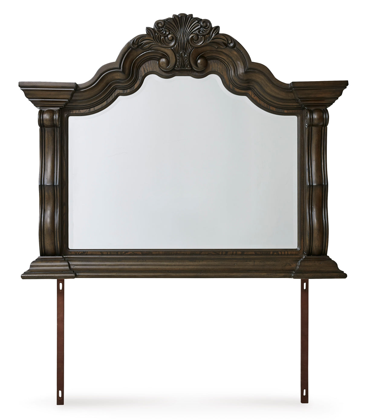 Maylee Dark Brown Upholstered Canopy Bedroom Set from Ashley - Luna Furniture