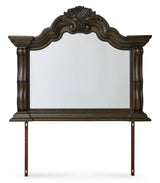 Maylee Dark Brown Upholstered Panel Bedroom Set from Ashley - Luna Furniture