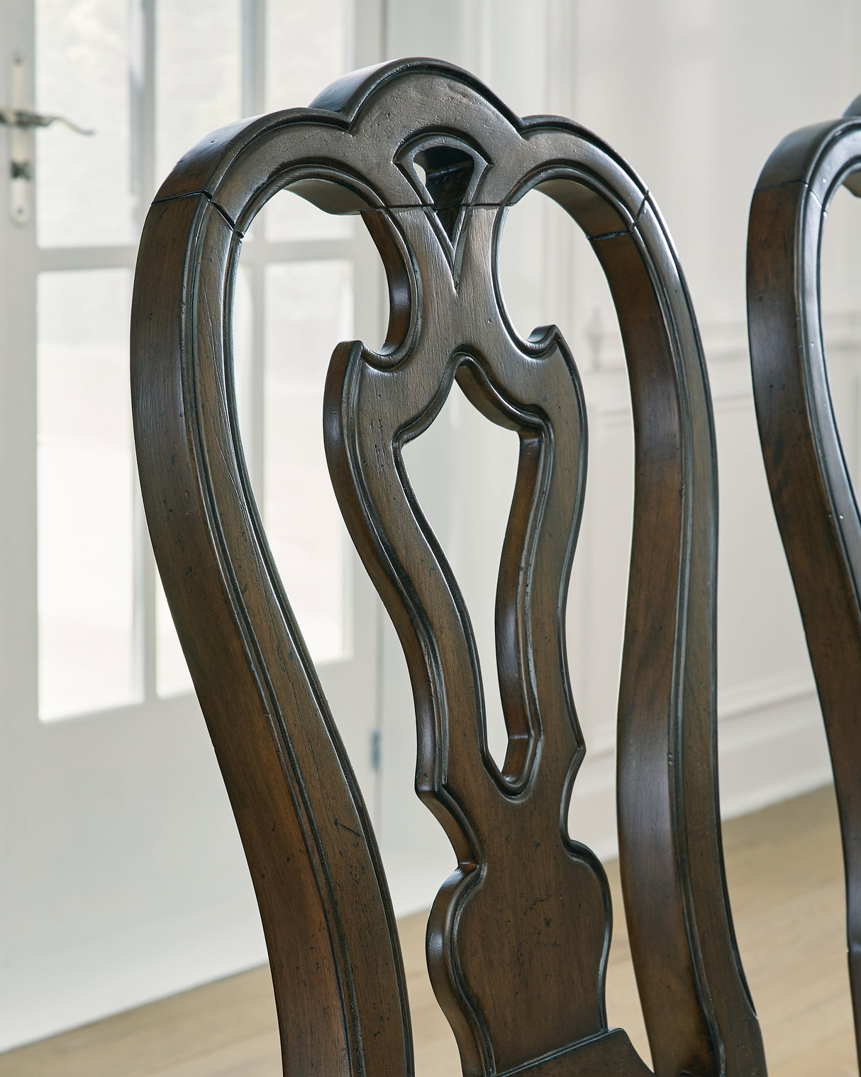 Maylee Dining Table and 6 Chairs and Bench in Dark Brown from Ashley Furniture - Luna Furniture