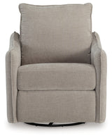 McBurg Taupe Swivel Power Recliner from Ashley - Luna Furniture
