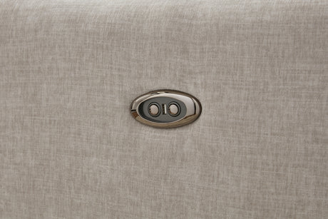 McBurg Taupe Swivel Power Recliner from Ashley - Luna Furniture