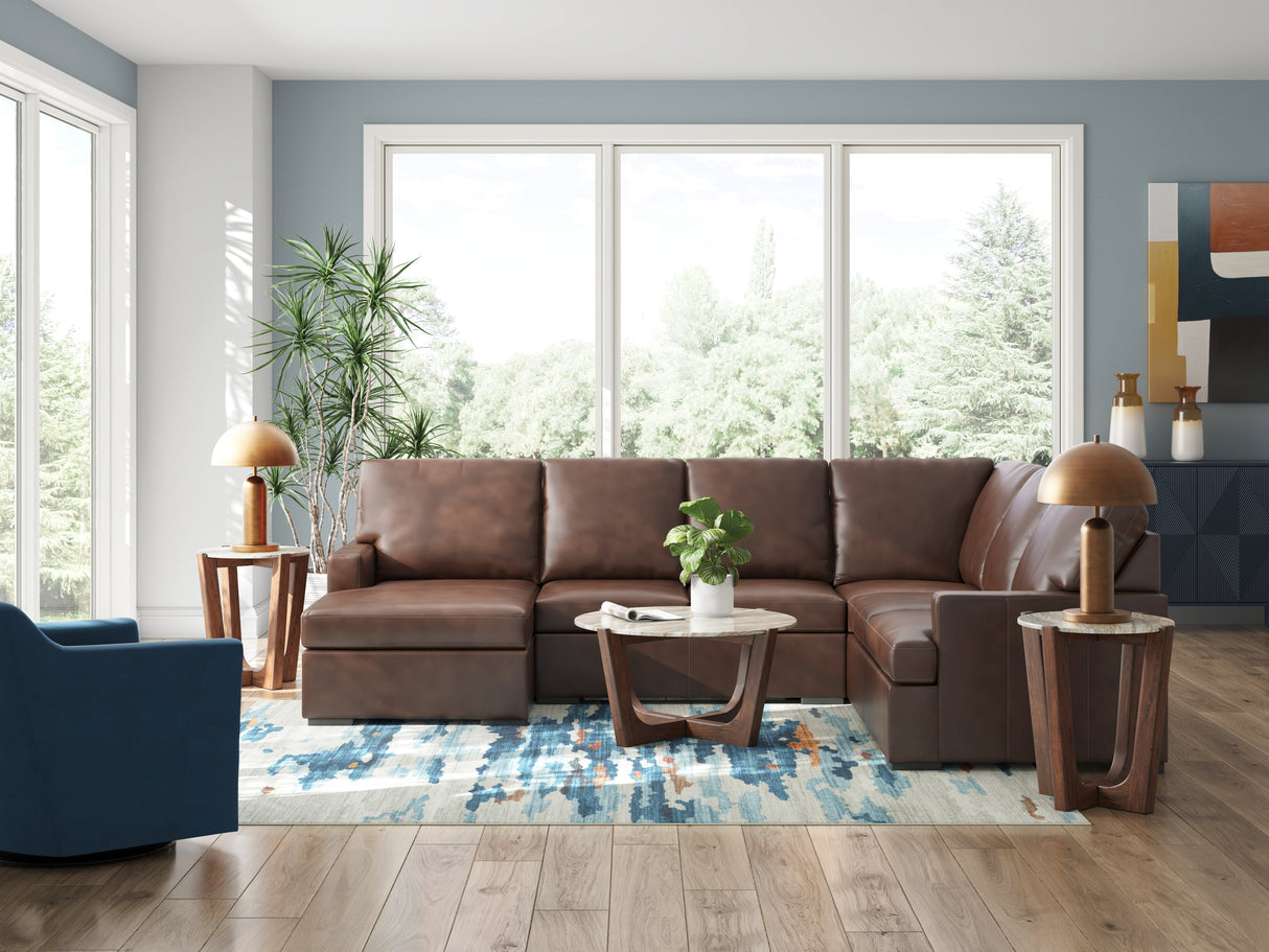 McDowlan Coffee 3-Piece RAF Chaise Sectional from Ashley - Luna Furniture