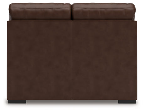 McDowlan Coffee Armless Loveseat from Ashley - Luna Furniture