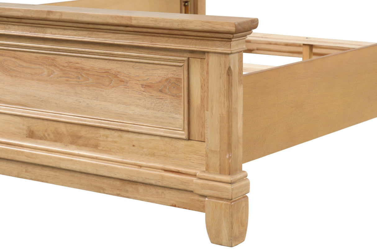 McHenry Natural Oak Queen Bed from Furniture of America - Luna Furniture