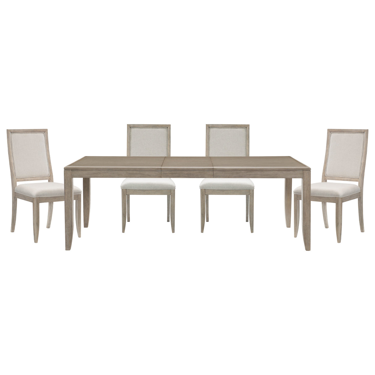 McKewen Gray 5-Piece 86" Extendable Dining Set from Homelegance - Luna Furniture