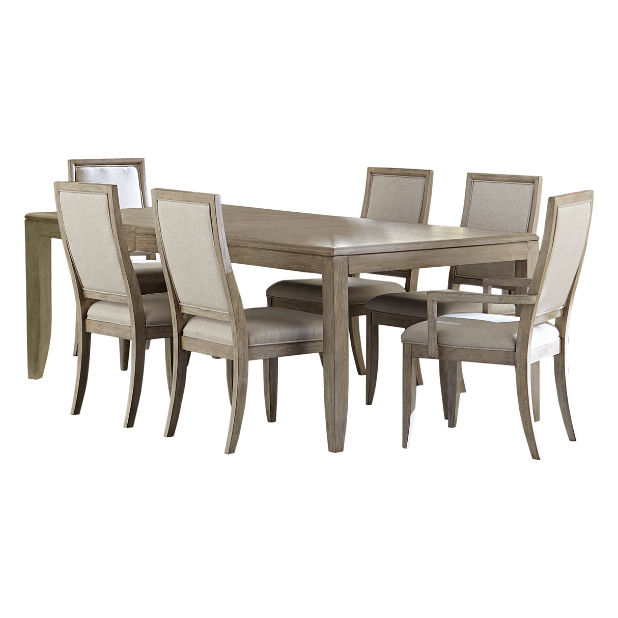 McKewen Gray 7-Piece 86" Extendable Dining Set from Homelegance - Luna Furniture
