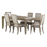 McKewen Gray 7-Piece 86" Extendable Dining Set from Homelegance - Luna Furniture