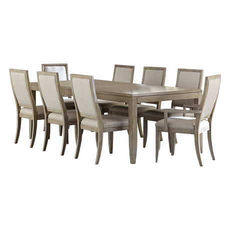 McKewen Gray 9-Piece 86" Extendable Dining Set from Homelegance - Luna Furniture