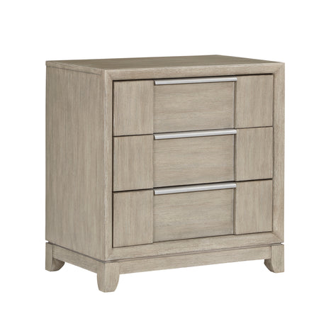 McKewen Light Gray 5-Piece Queen Upholstered Storage Platform Bedroom Set (Queen Bed, Nightstand, Dresser, Mirror, Chest) from Homelegance - Luna Furniture