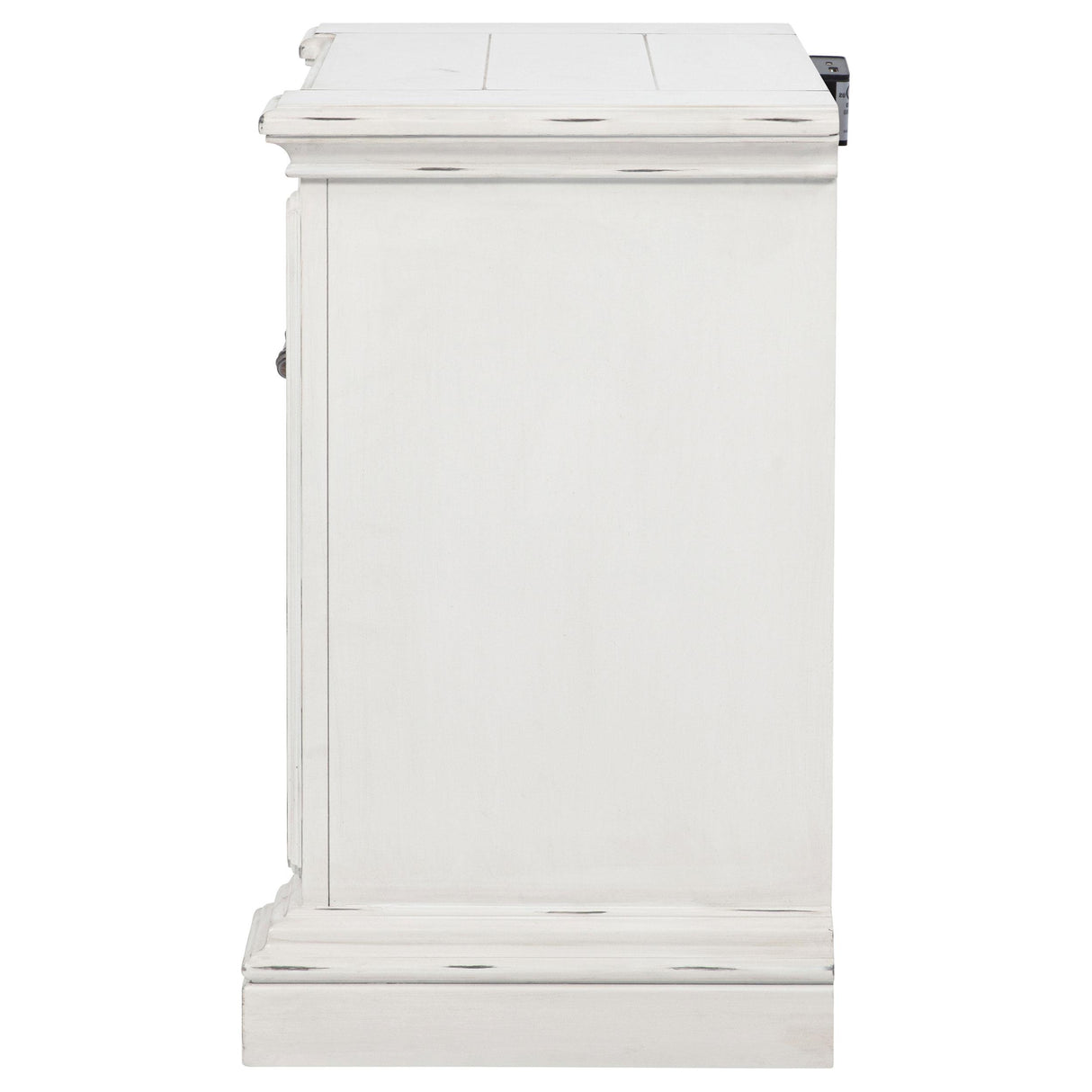 McKinney Vintage White 2-Drawer Nightstand with Dual USB from Coaster - Luna Furniture