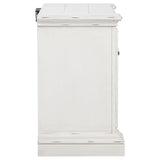 McKinney Vintage White 2-Drawer Nightstand with Dual USB from Coaster - Luna Furniture