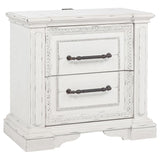 McKinney Vintage White 4-Piece Eastern King Bedroom Set from Coaster - Luna Furniture