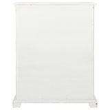 McKinney Vintage White 5-Drawer Bedroom Chest from Coaster - Luna Furniture