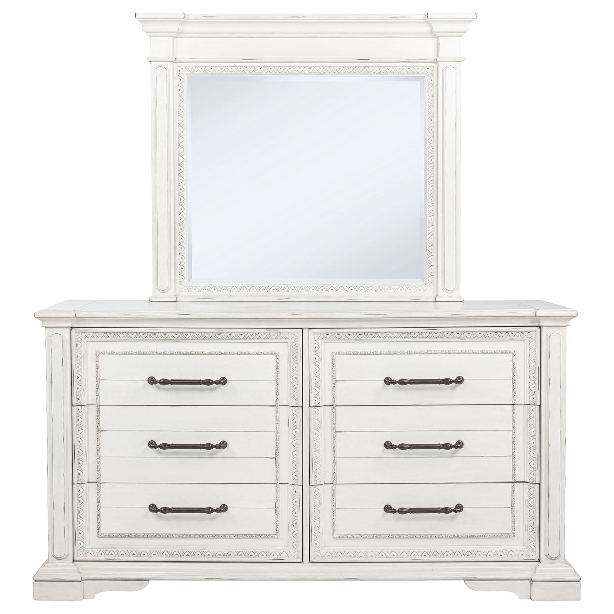 McKinney Vintage White Bedroom Set from Coaster - Luna Furniture