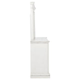 McKinney Vintage White 6-Drawer Bedroom Dresser with Mirror from Coaster - Luna Furniture